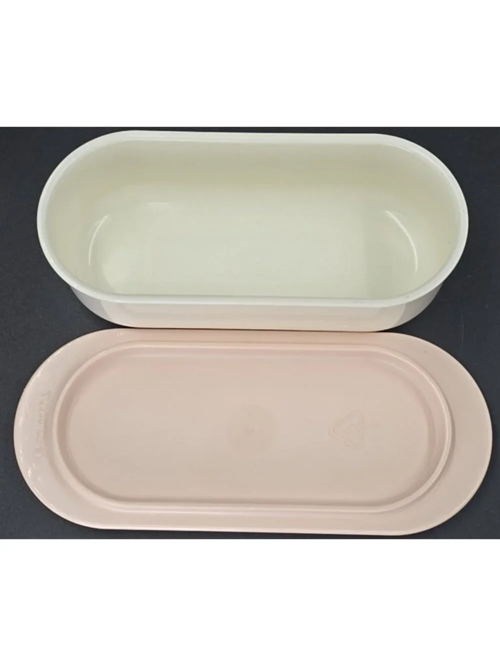 Tupperware Vintage Impression Tabletop Serving Set Lazy Susan Shakers Pink USA